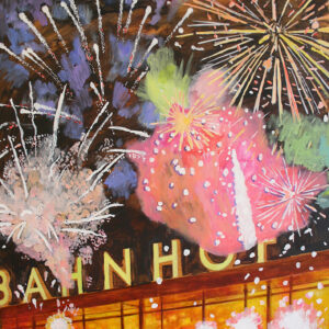 Fireworks. A politically correct landscape